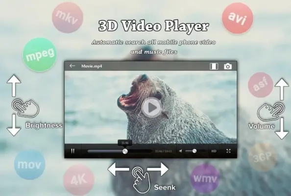 HD Video Player All Format android App screenshot 1